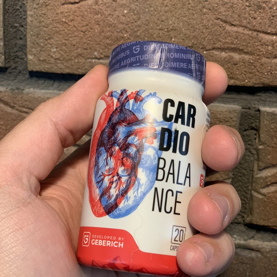 CardioBalance – Kapseldose mit Herzmotiv