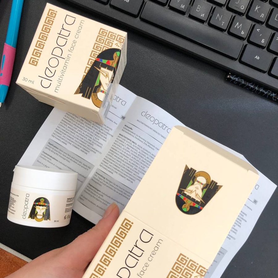 Cleopatra Gesichtscreme – 30-ml-Tiegel mit Schneckenextrakt