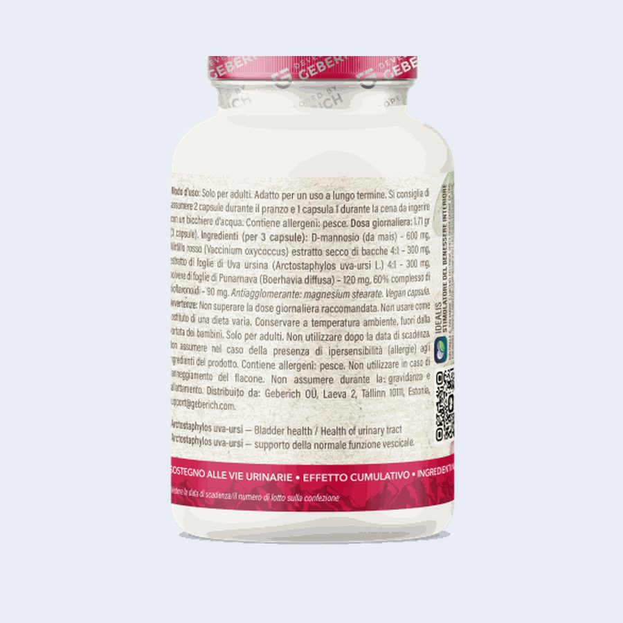 Cystinorm – Kapseldose mit D-Mannose und Cranberry