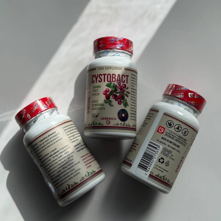 Cystobact – Kapseldose für Frauen