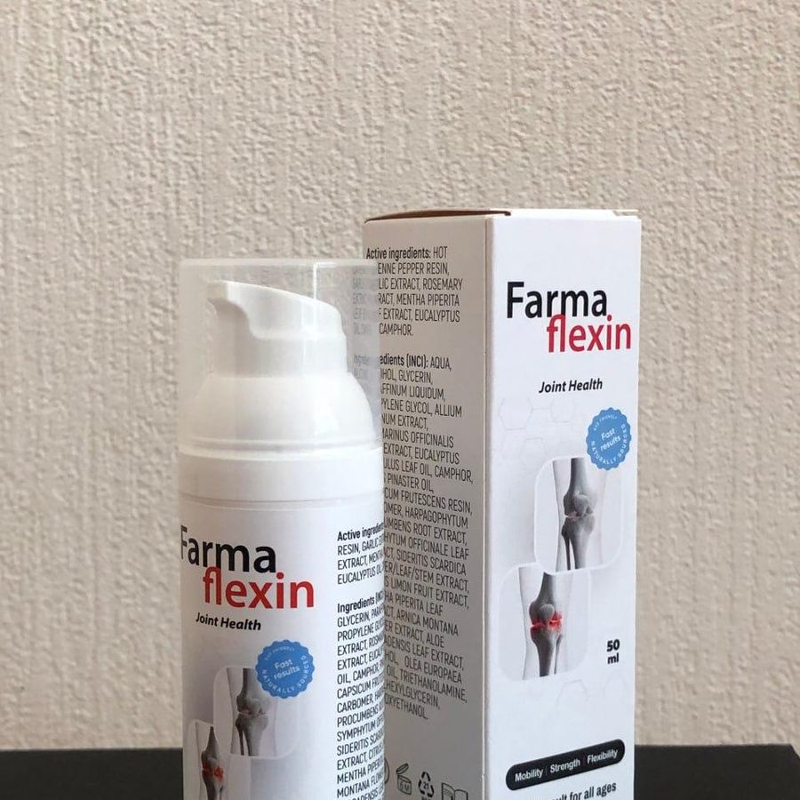Farma Flexin – Airless-Pumpflasche mit Faltschachtel