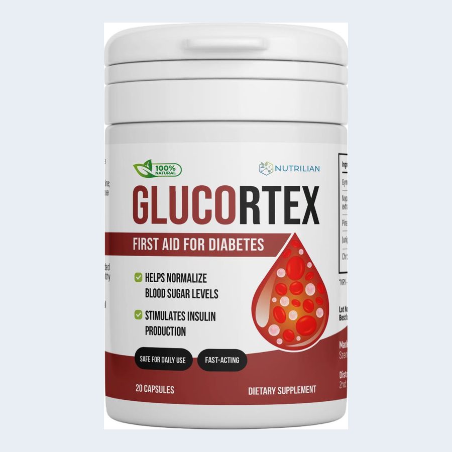 Glucortex – weiße Dose mit 20 Kapseln
