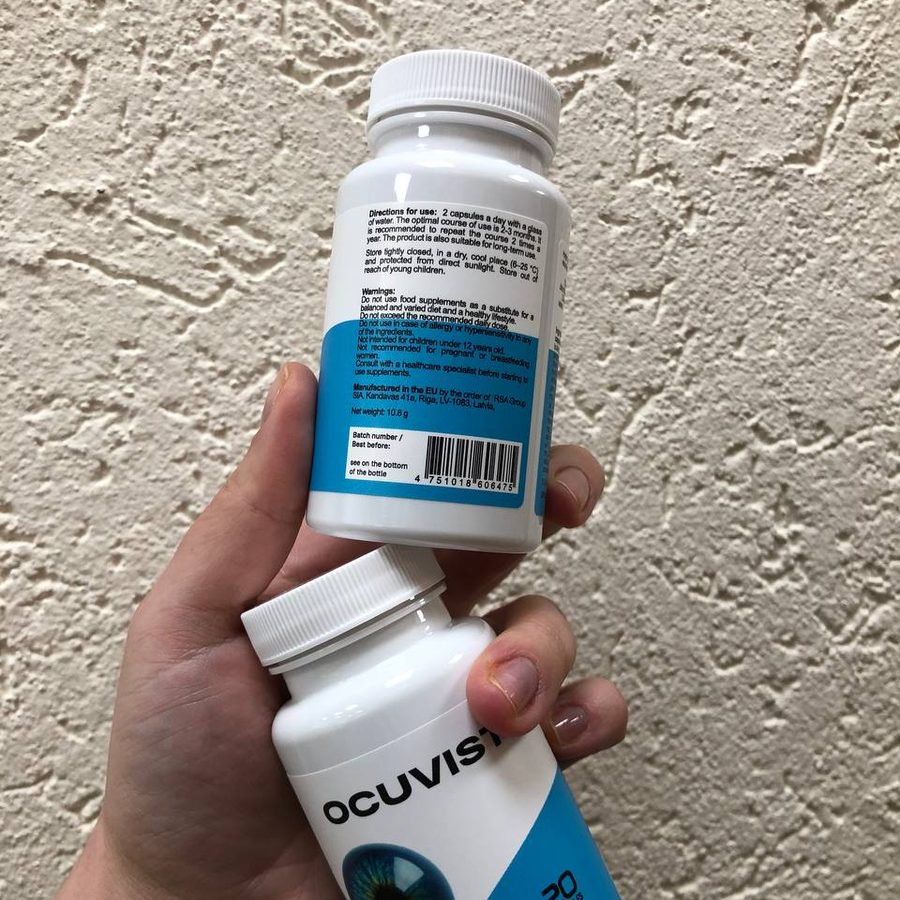 Ocuvist – Kapselpackung für die Augenkur