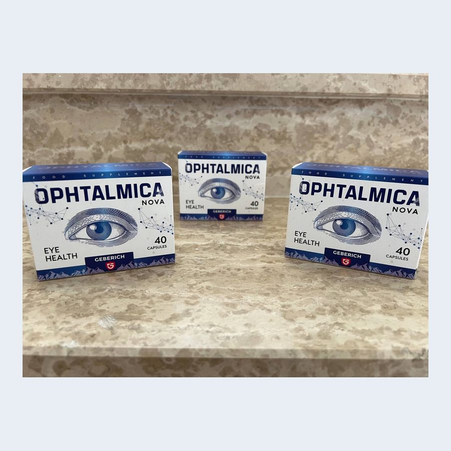 Ophtalmica Nova – Schachtel mit Kapseln im Blister