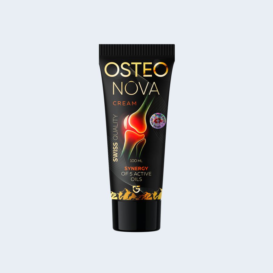 OsteoNova Cream – schwarze 100-ml-Tube