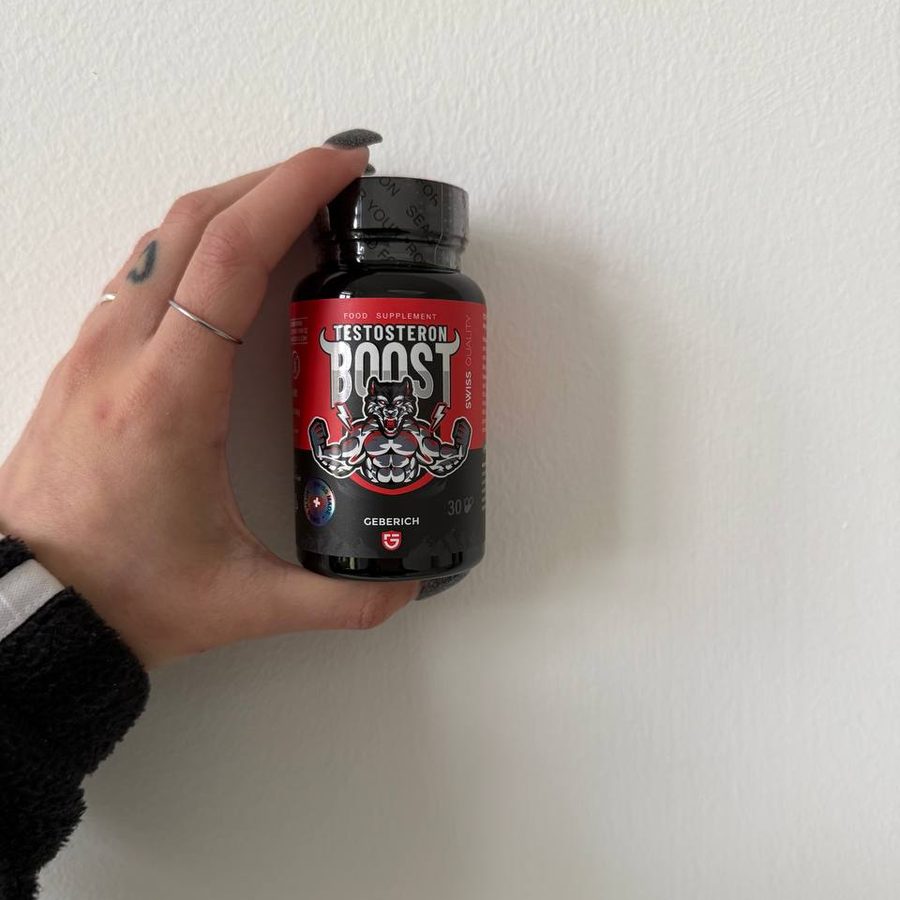 Testosteron Boost – schwarze Dose mit 30 Kapseln