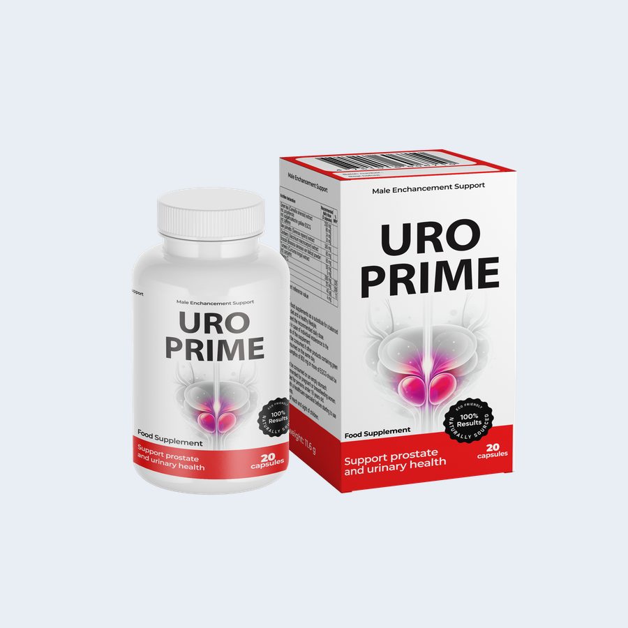 UroPrime – weiße Dose mit Faltschachtel